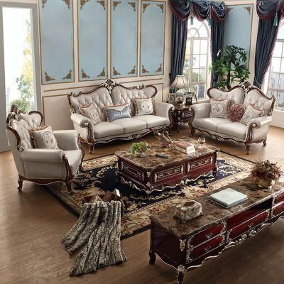 Living Room Furniture with Royal Leather Sofa Couch Set