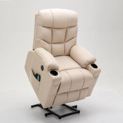 Modern Home Furniture Luxury Electric Fabric Recliner Sofa for The Elderly Living Room Chair