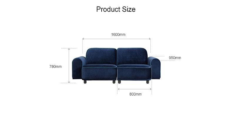 Factory Direct Sofa Couch Home Furniture Fabric Sofa