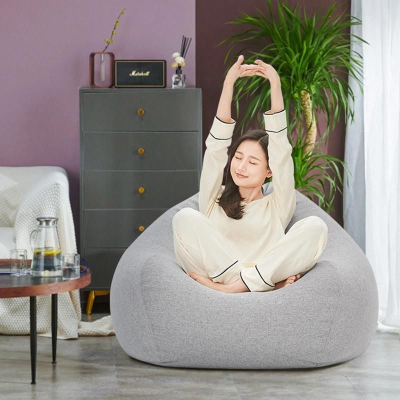 Huge Bean Bag Furniture Large Sofa for Bedroom Fleece Couch Soft Bean Bag for Living Room