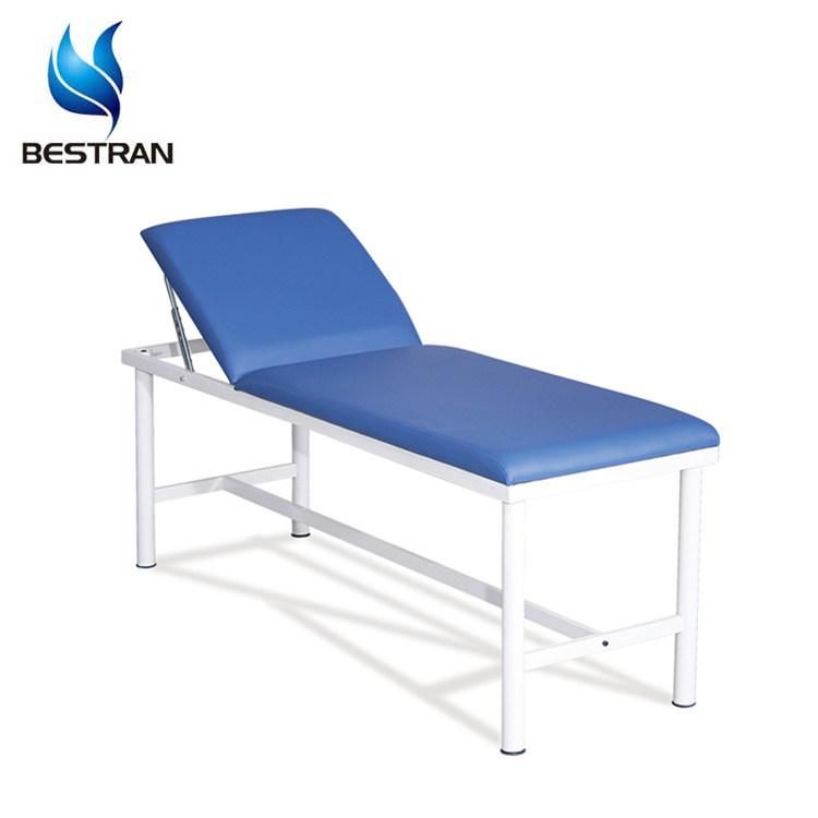 Bt-Ea012 Hospital Stainless Steel Examination Couch with Paper Roll Holder Medical Examination Table Backrest Lift Price