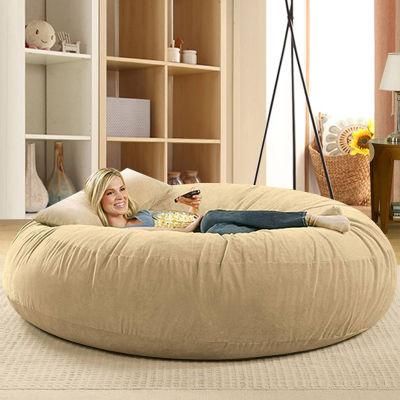 New 7FT Filled Bean Bag Large Lazy Sofa Living Room Sofas Giant Bean Bag