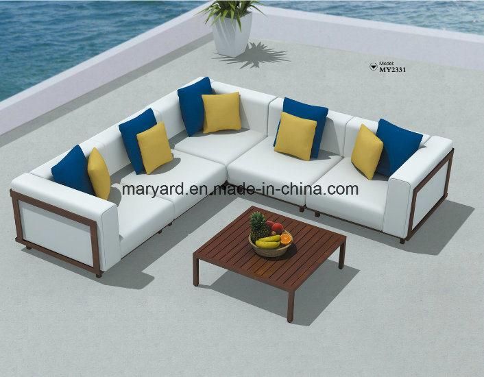 Living Room Set Aluminum Leisure Sofa Lounge Outdoor Garden Patio Hotel Furniture