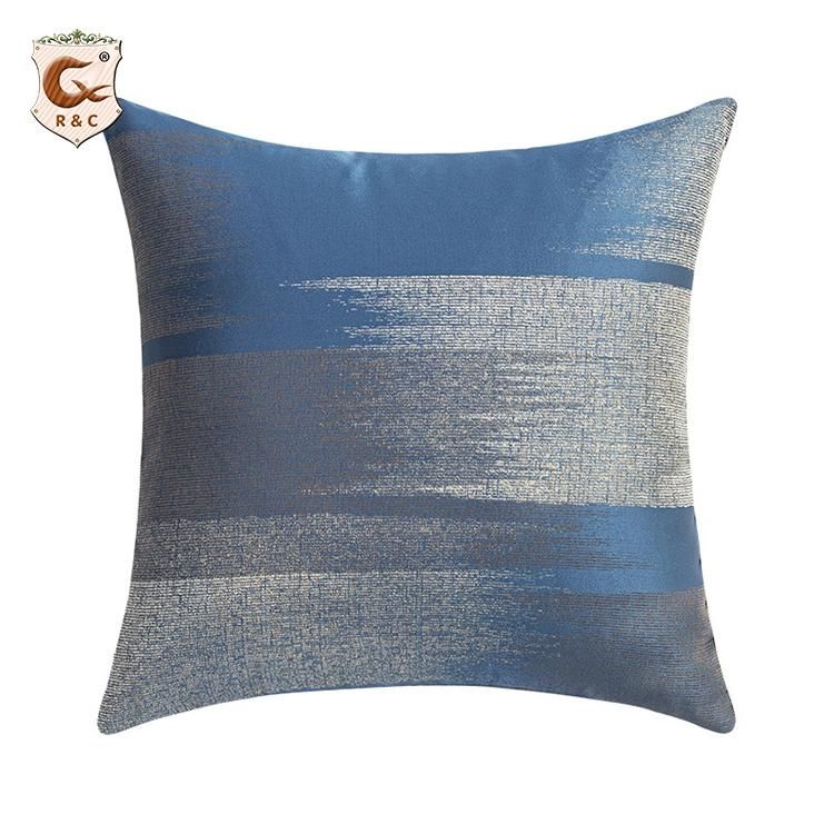 Modern Simple Design Solid Color Soft Satin Cushion Cover Home Sofa Decorative 45X45cm Throw Pillow Cover