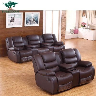 Modern Design Living Room Electrical Recliner Leather Sofa Home Furniture