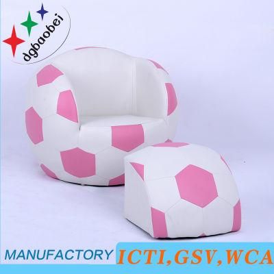 Football Fashion Playroom Kids Chair and Ottoman (SXBB-28-01)