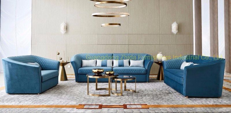 10% off Foshan Factory Home Furniture Couch Modern Furniture European Style Villa Living Room 1 2 3 Seater Fabric Sectional Sofa From Zhida Furniture