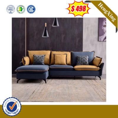 Europe Italy Style Fabric Leather 1+3+1 Office Sofa Set Living Room Sofa