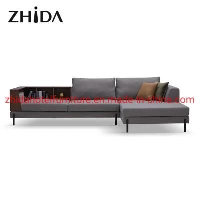 Customized 3-Seater Single Seat Solid Wood Leisure Armrest Fabric Sofa
