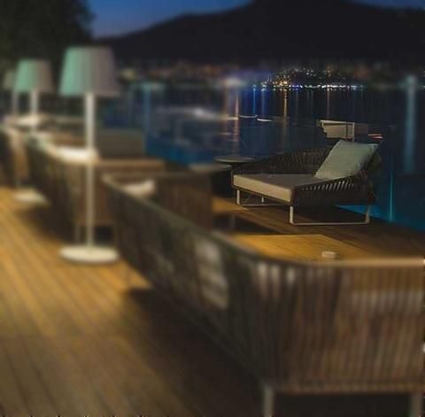 Outdoor Sofa Plastic Wood Lounge Garden Furniture AC1303