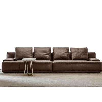 Leather Sofa Cum Bed 21xjsk049 Luxury Italian 3-Seater Sofa