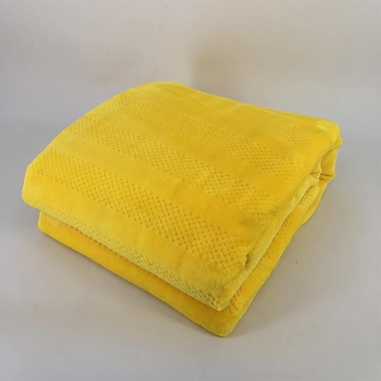 Solid Color Waffle Style Woven Sofa Throws Bedding Blanket