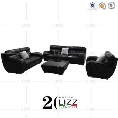 Sectional Living Room Genuine Leather Leisure 1+2+3 Sofa Furniture Set