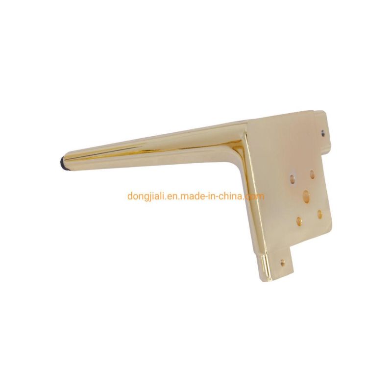 Gold Metal Furniture Feet Sofa Legs Die Casting Metal Leg for Bed, Cabinets