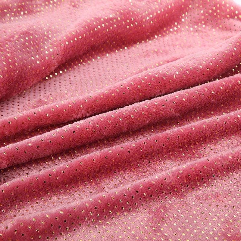 100% Polyester Super Soft and Cozy Microfiber Jacquard Blanket for Sofa Super Soft Fleece Blanket Flannel Fleece Blanket F
