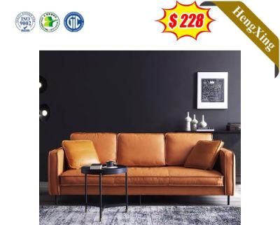 Luxury Commercial Leisure Home Living Room Furniture Office Wood Frame PU Leather Sofa