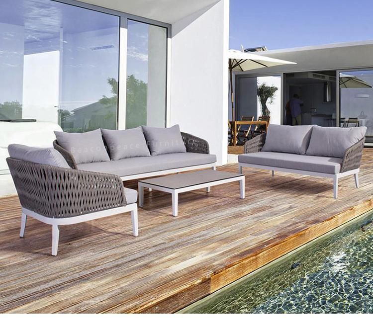 New Promotion European Luxury Living Room Home Soft Velvet Linen Fabric Sectonal Leisure 1+2+3 Sofa