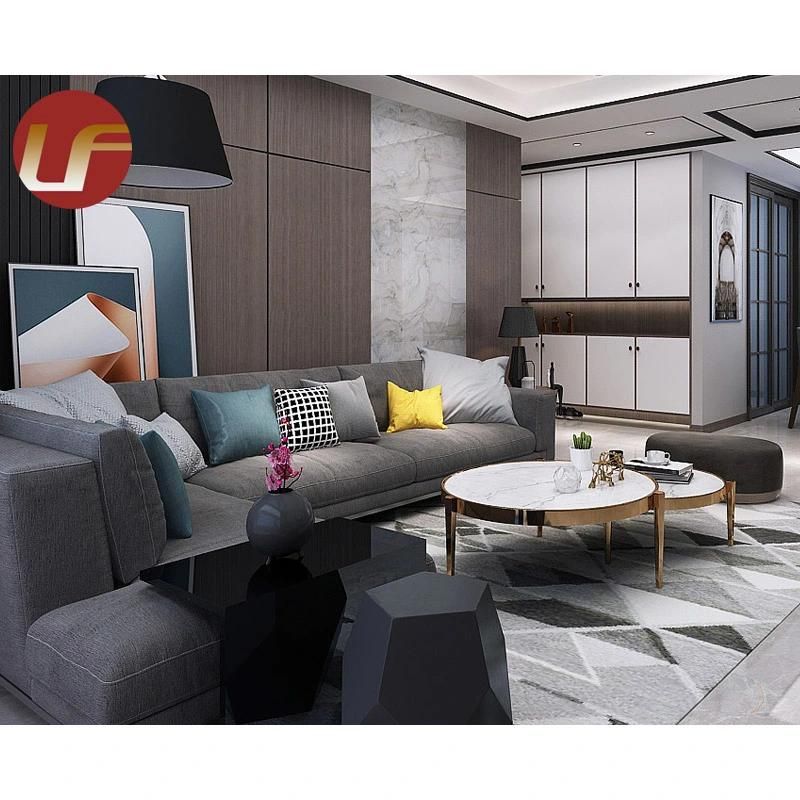 China Modern Design Factory Price 4-5 Star Customized Living Room Furniture Sets