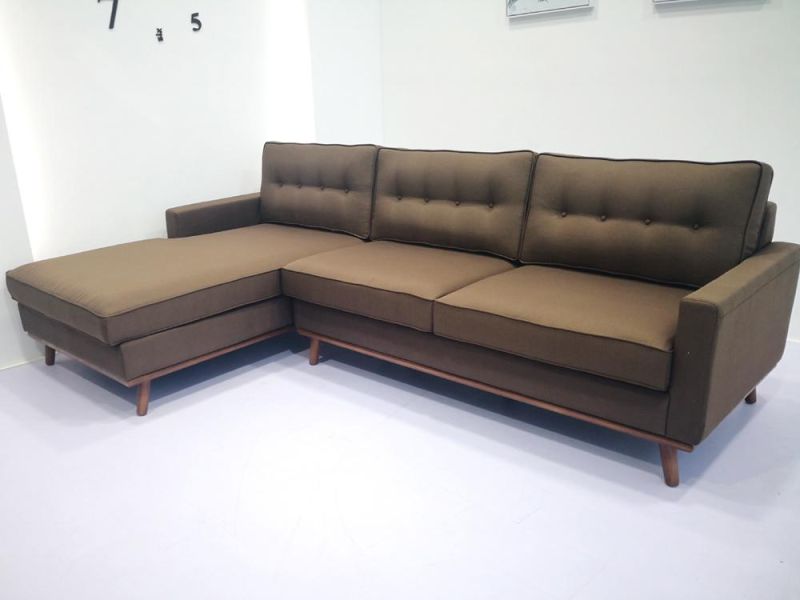 Fabric L Shape Sofa Modern Tufty Corner Sofa Cc-7109