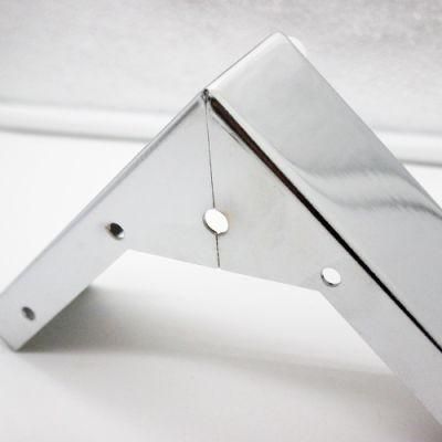 Decorative Chrome Finish Triangle Shaped Sofa Legs