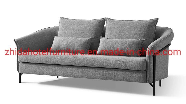 Modern Living Room Furniture Hotel Reception Office Fabric Sofa