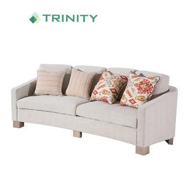 Quality Assured Upholstered Fabric Sofa with Long Service Life
