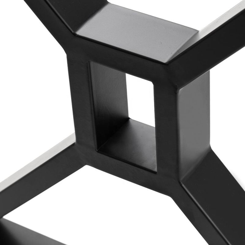 Customized Metal Matt Black Steel Bench Legs Modern OEM/ODM Square Metal Iron Table Leg Simple Design Dining Office Furniture Computer Desk Legs
