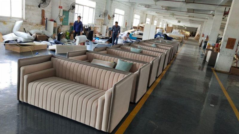 Specific Ladder Shaped Theme Settee Sofa Sets for Hotel Hall