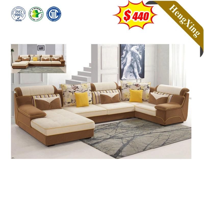 Home Furniture Latest Comfortable Couch Large Fabric U Shape Modern Living Room Sofa
