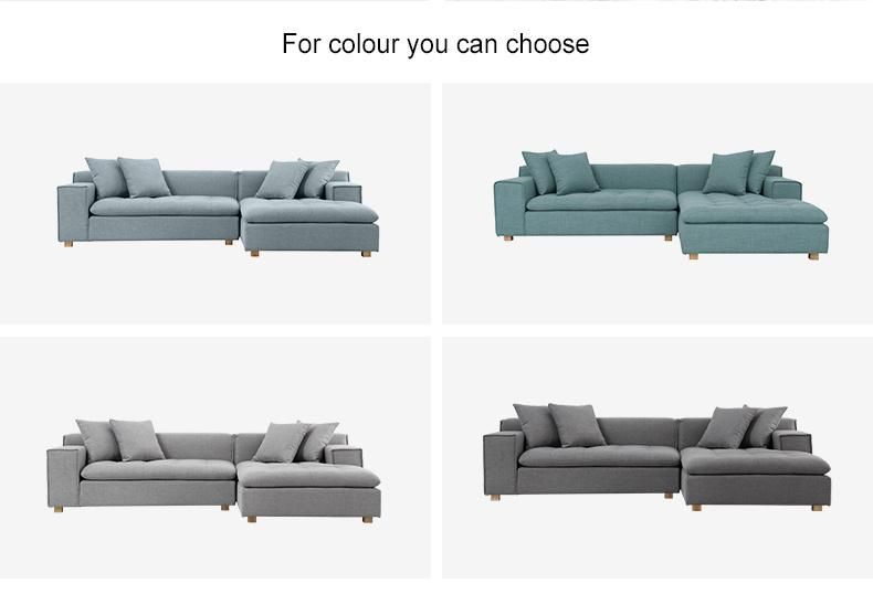 Hot Sale Sponge with Armrest Chesterfield Home Furniture Recliner Leisure Corner Sofa