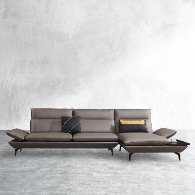 Genuine Leather Sofa Contemporary Lounge Seating Modern Upholstered Home Furniture Fabric Couch for Living Room