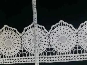 High Quality Polyester Cotton Bridal Evening Party Curtain Sofa Dining Table Lace Sg