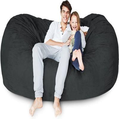 New 7FT Shredded Sponge Filled Foam Bean Bag Large Lazy Sofa Living Room Sofas Bean Bag Giant