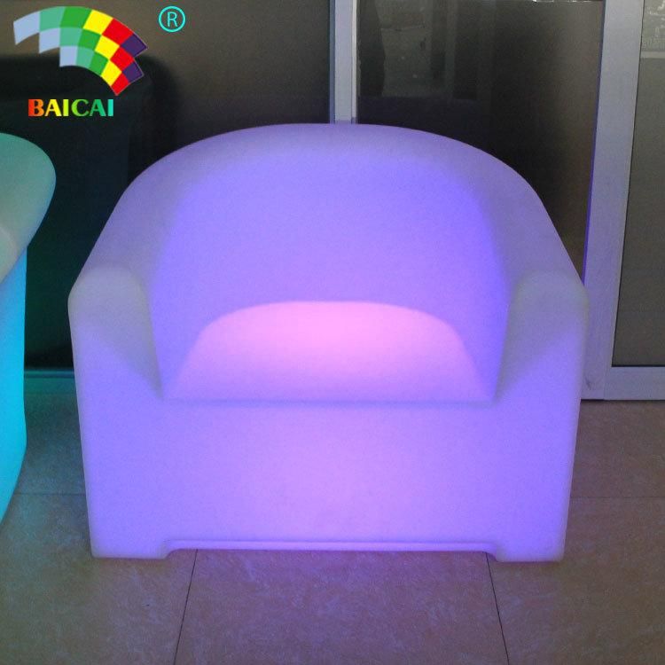 LED Plastic Sectional Sofa Modern Sofa Living Room Sofa