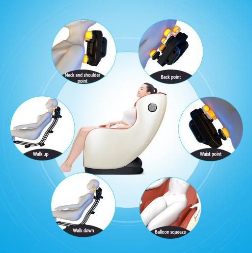 Multifunctional SL Type Guide Rail 4D Mechanical Massage Hand and Bluetooth Music Zero Gravity Space Capsule Massage Sofa