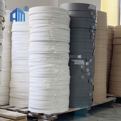 Solid Color/High Glossy/Embossed/ Wood Grain/White High Quality Tapacanto PVC/ABS/Acrylic Edge Banding for Furniture Edging Panel