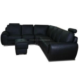 Modern Bonded Leather Sectional Sofa (A15)