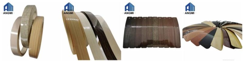 High Quality Pure PVC Tape Kitchen Accessories Wooden Grain ABS Formica Edge Banding for Cupboard Cabinet