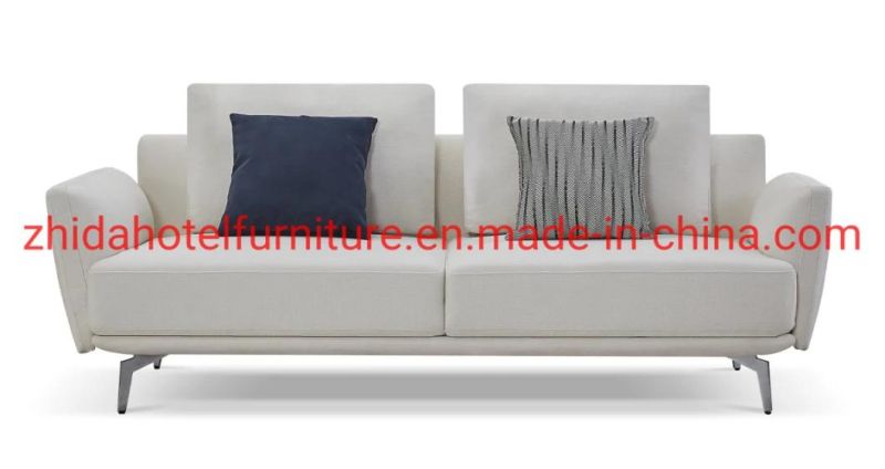 Armrest Home Furniture Fabric Modern Sofa for Hotel Bedroom Lobby