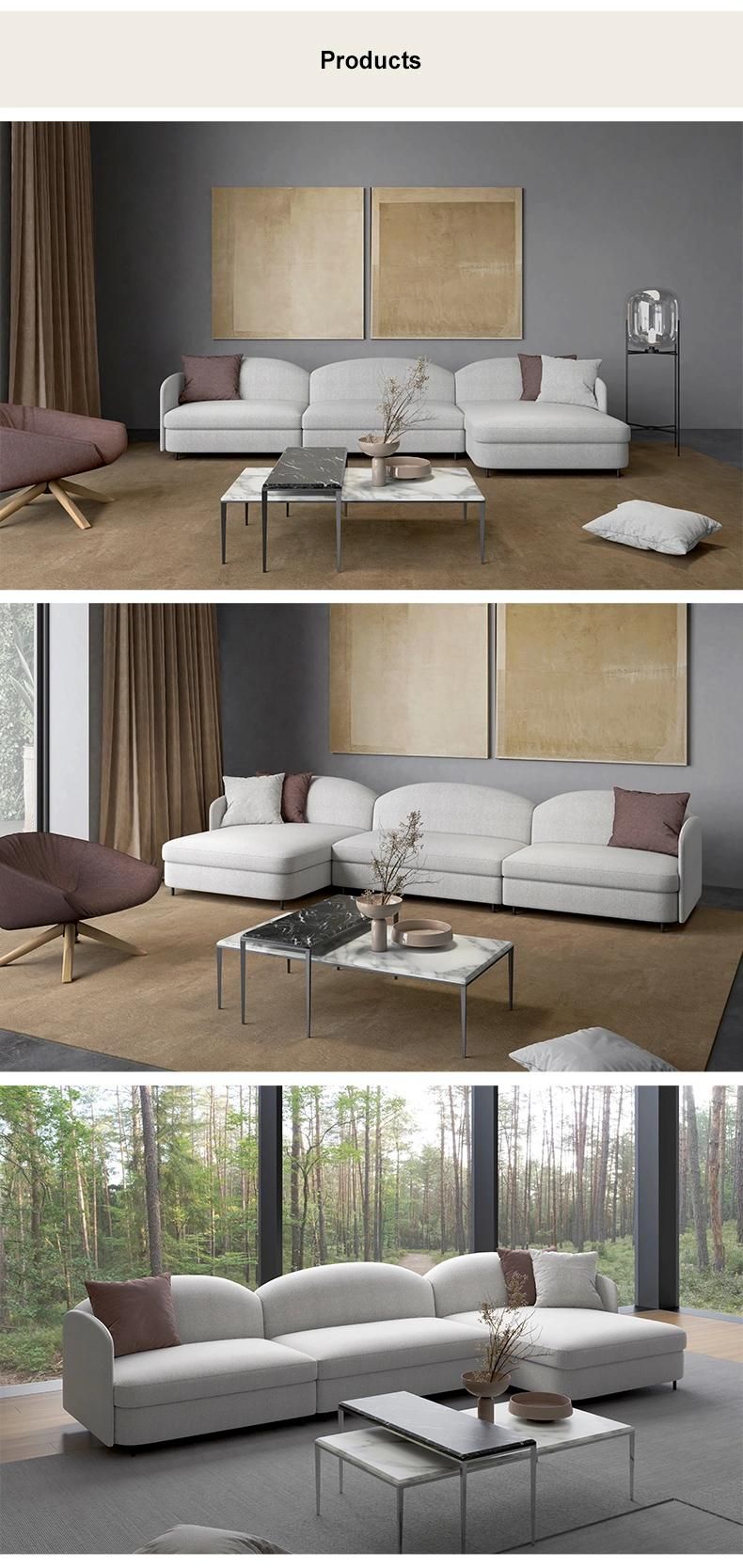 Fabric Non Inflatable Set Recliner Sectional L Shape Corner Sofa