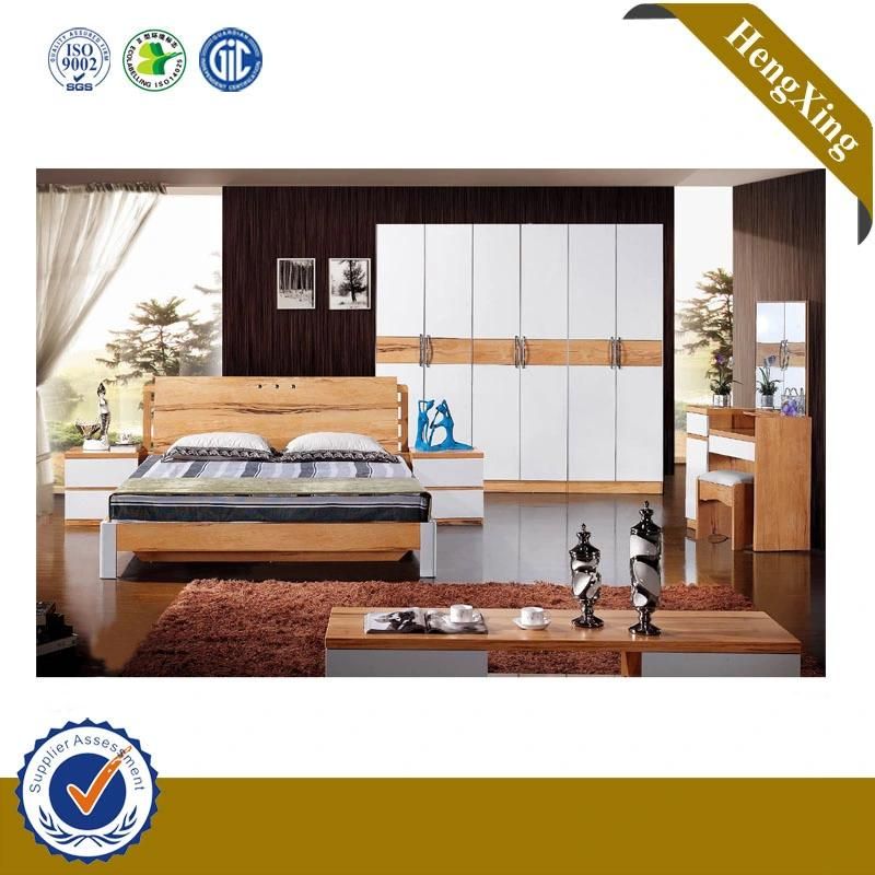Chinese Wooden Hotel Bedroom Living Room Furniture Set Massage Mattress Sofa Double King Size Wall Beds