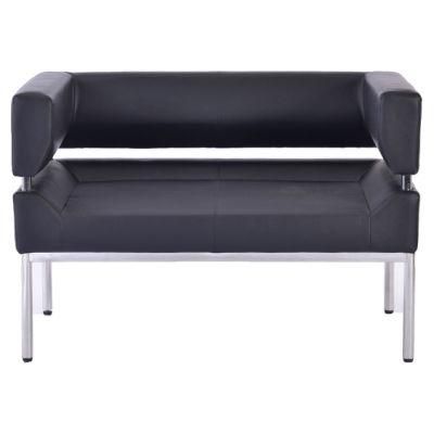 High Quality Black Leather Office Sofa Modern Design Office Sofa Living Room Sofa Home Office Furniture