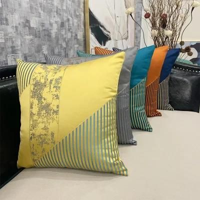 2022 High Grade Satin Jacquard Fabric Luxury Home Throw Pillow Cushion for Modern Hotel Room Office