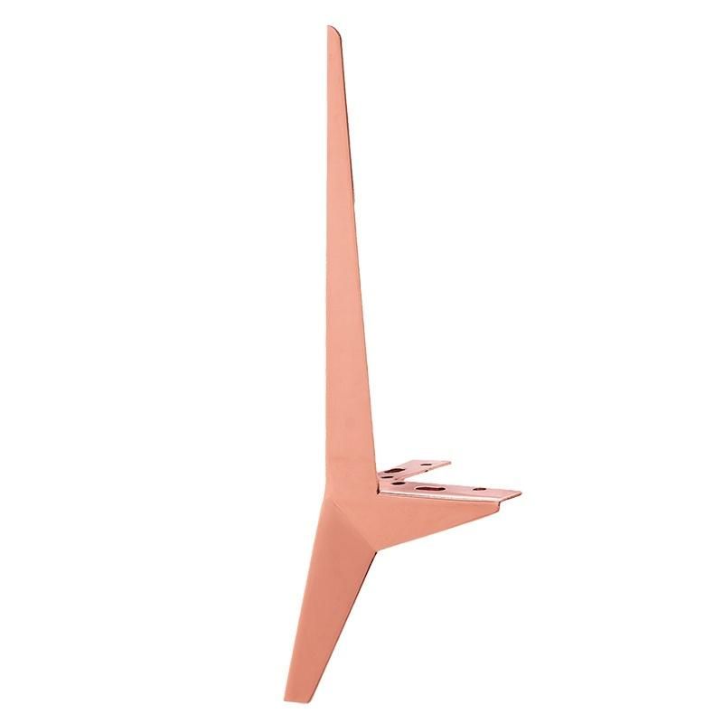 Yijun Rose Gold Color Stainless Steel Metal Furniture Leg Durable Iron Chair Sofa Legs for Modern Sofa Chairs