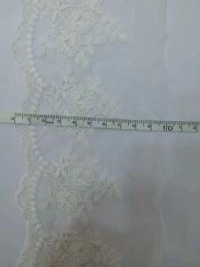 High Quality Polyester Cotton Bridal Evening Party Curtain Sofa Dining Table Lace Sth
