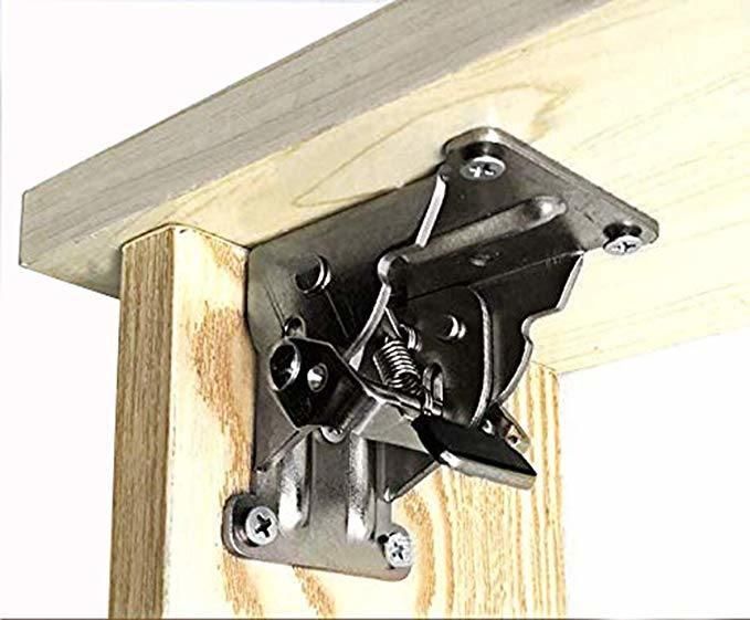 New Design Kitchen Cabinet Sofa Bed Bracket Hinge, High Quality Stamping Steel Folding Table Chair Leg Bracket Hinge