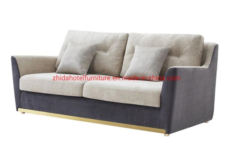 Luxury Living Room Furniture Sofa Fabric Sectional Sofa with Chaise