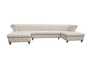 U-Shape Fabric Sectional Moder Sofa Sets