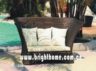 Bubble Weaving Wicker Furniture Sofa Set Bl-228