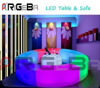 LED Cocktail Table Sofa Bar Chair for Outdoor Party Nightclub